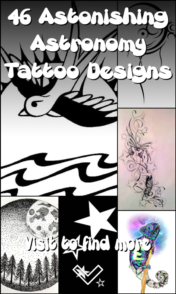 46 Astonishing Astronomy Tattoo Designs