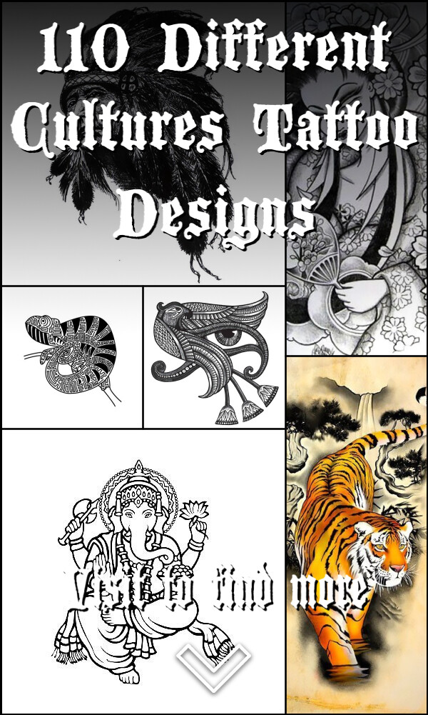 110 Different Cultures Tattoo Designs