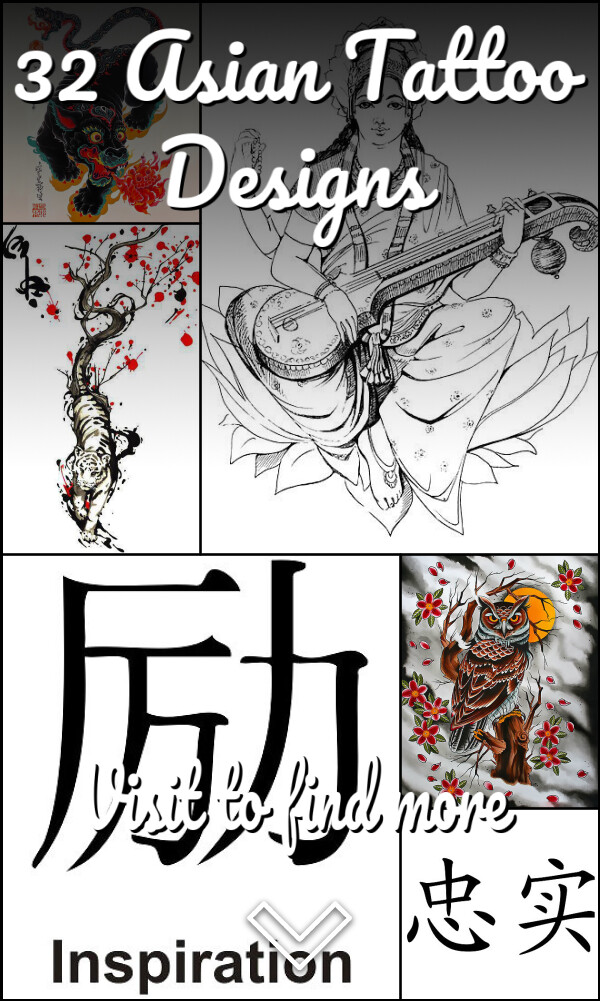 32 Asian Tattoo Designs