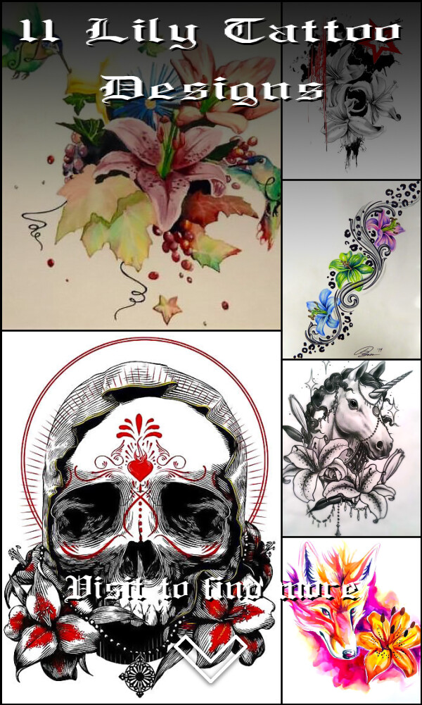 11 Lily Tattoo Designs