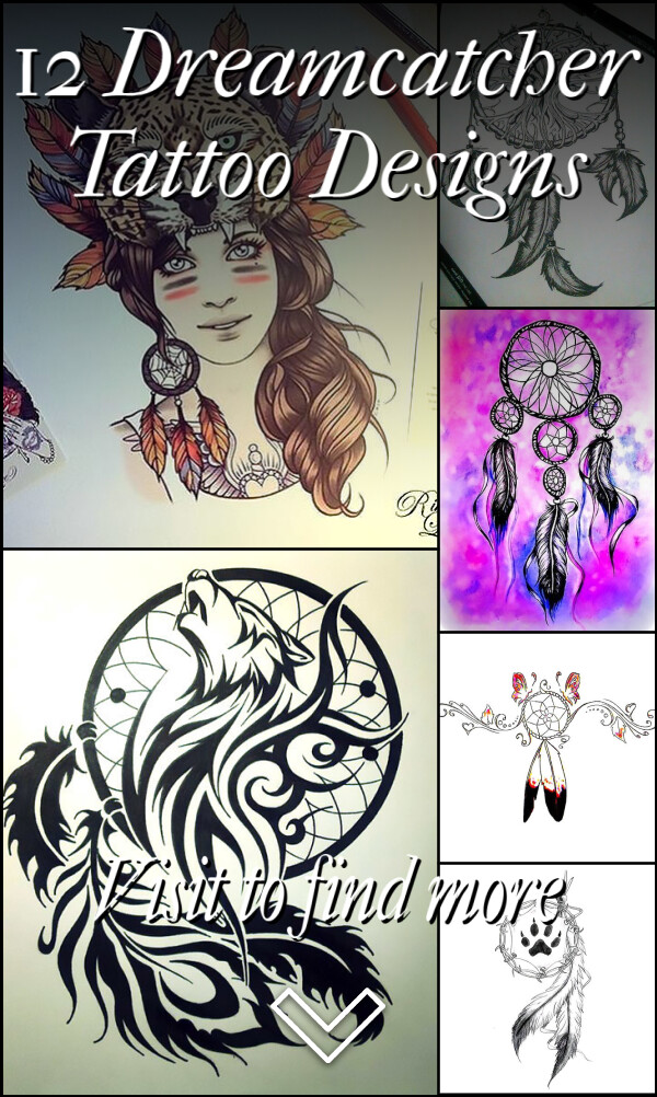 12 Dreamcatcher Tattoo Designs