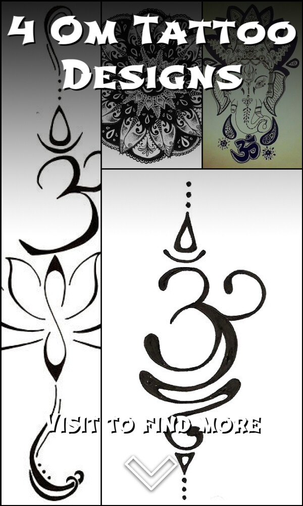 4 Om Tattoo Designs