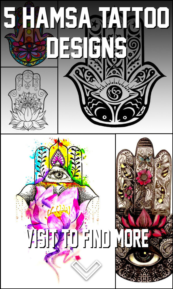 5 Hamsa Tattoo Designs