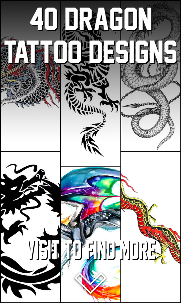 40 Dragon Tattoo Designs
