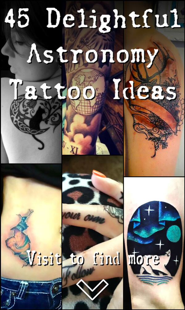 45 Delightful Astronomy Tattoo Ideas