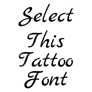MarckScript Tattoo Font