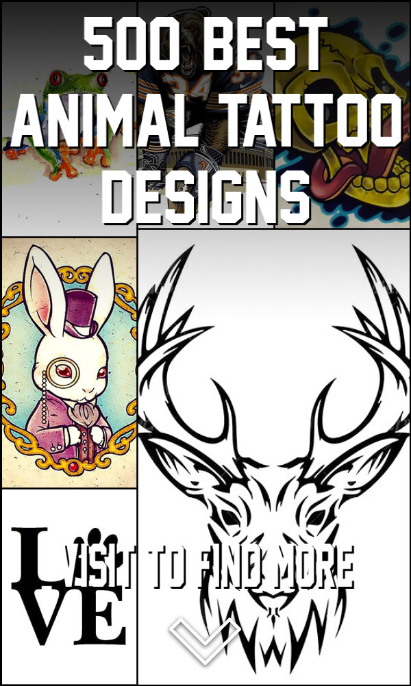 500+ Best Animal Tattoo Designs
