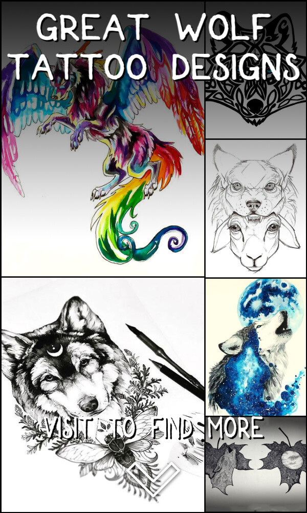 29 Great Wolf Tattoo Designs