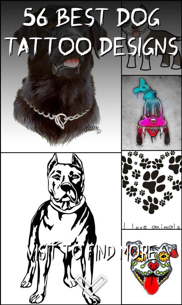 56 Best Dog Tattoo Designs