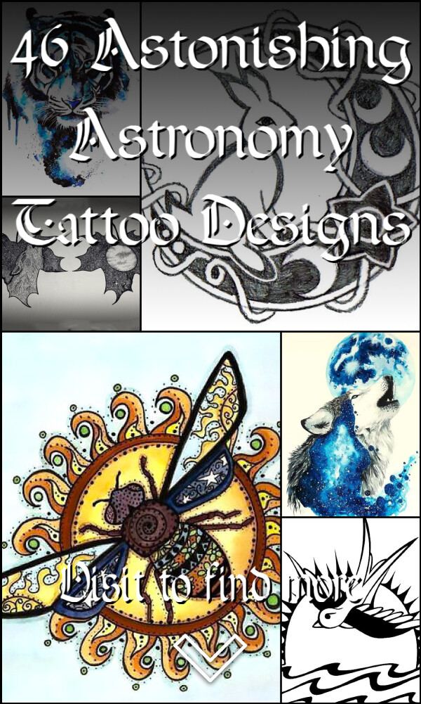 46 Astonishing Astronomy Tattoo Designs