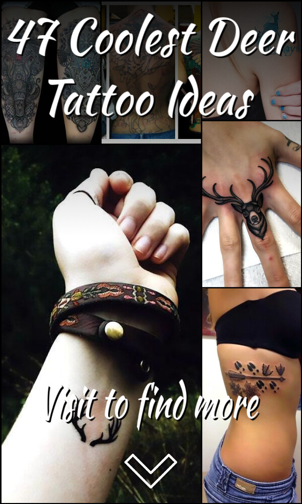 47 Coolest Deer Tattoo Ideas