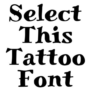 MiltonianTattoo Tattoo Font
