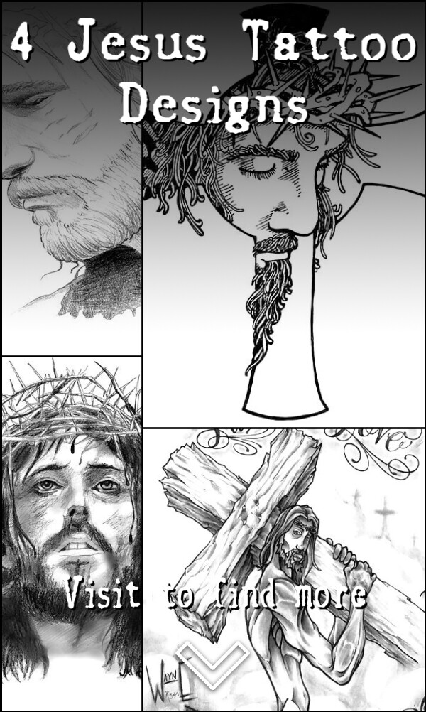 4 Jesus Tattoo Designs