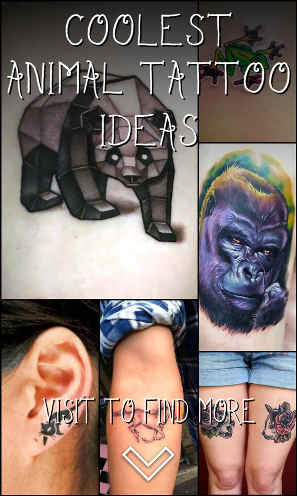 500+ Coolest Animal Tattoo Ideas