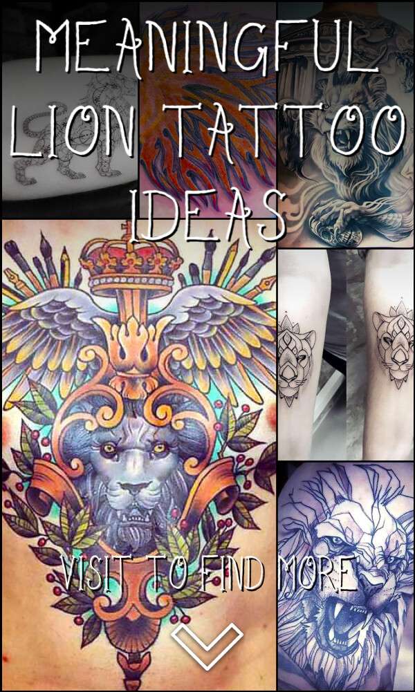 32 Meaningful Lion Tattoo Ideas
