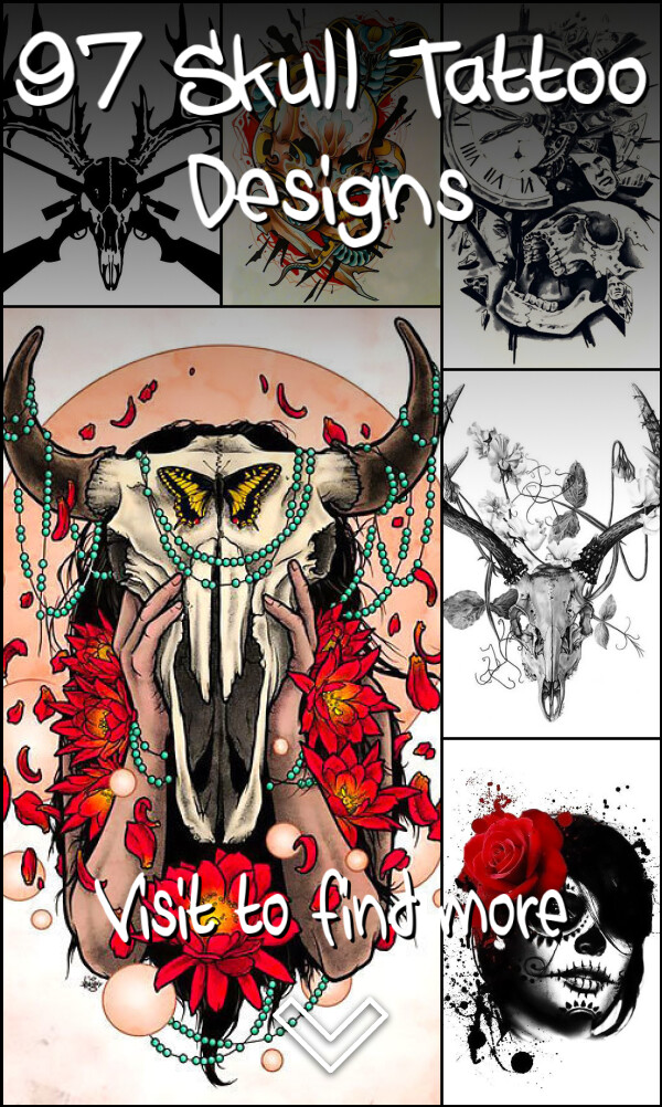 97 Skull Tattoo Designs