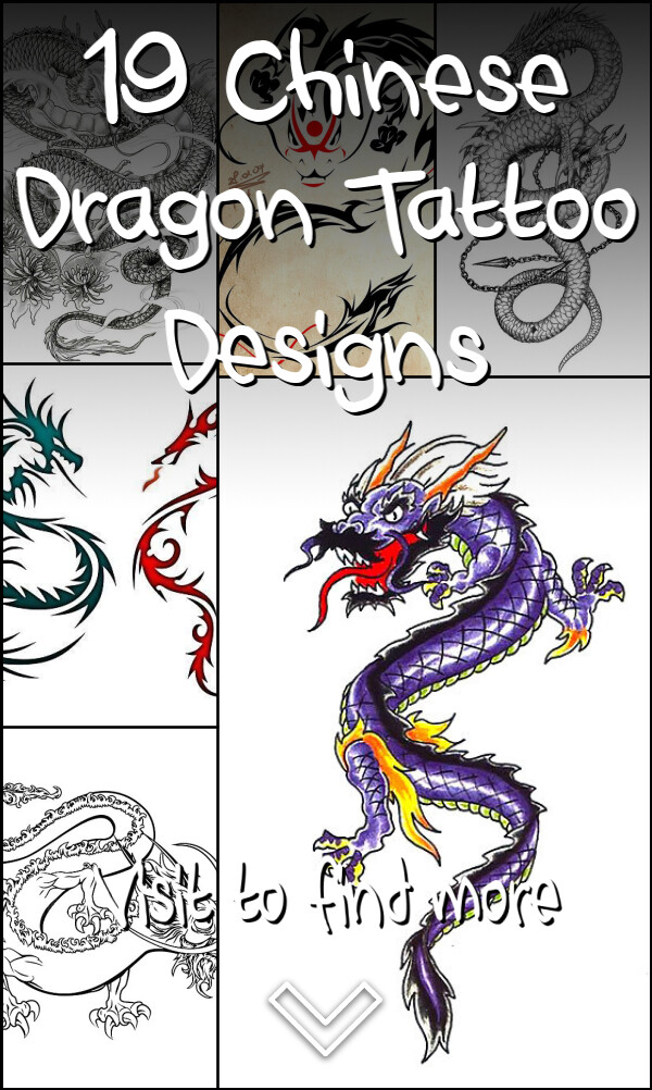 19 Chinese Dragon Tattoo Designs