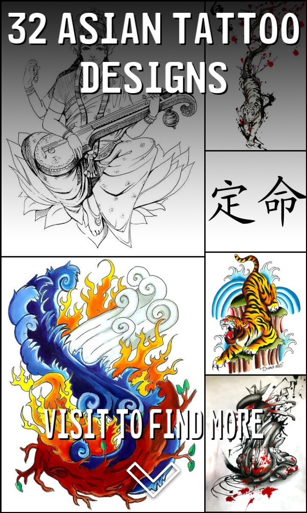 32 Asian Tattoo Designs