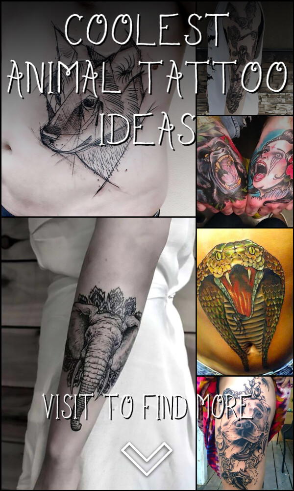500+ Coolest Animal Tattoo Ideas