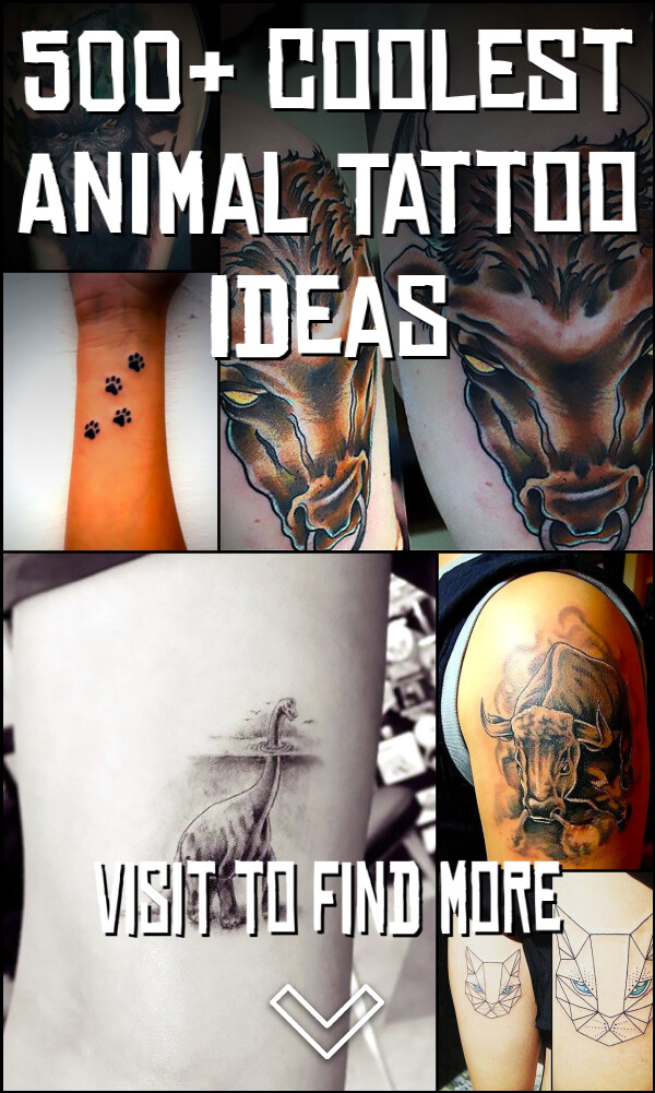 500+ Coolest Animal Tattoo Ideas