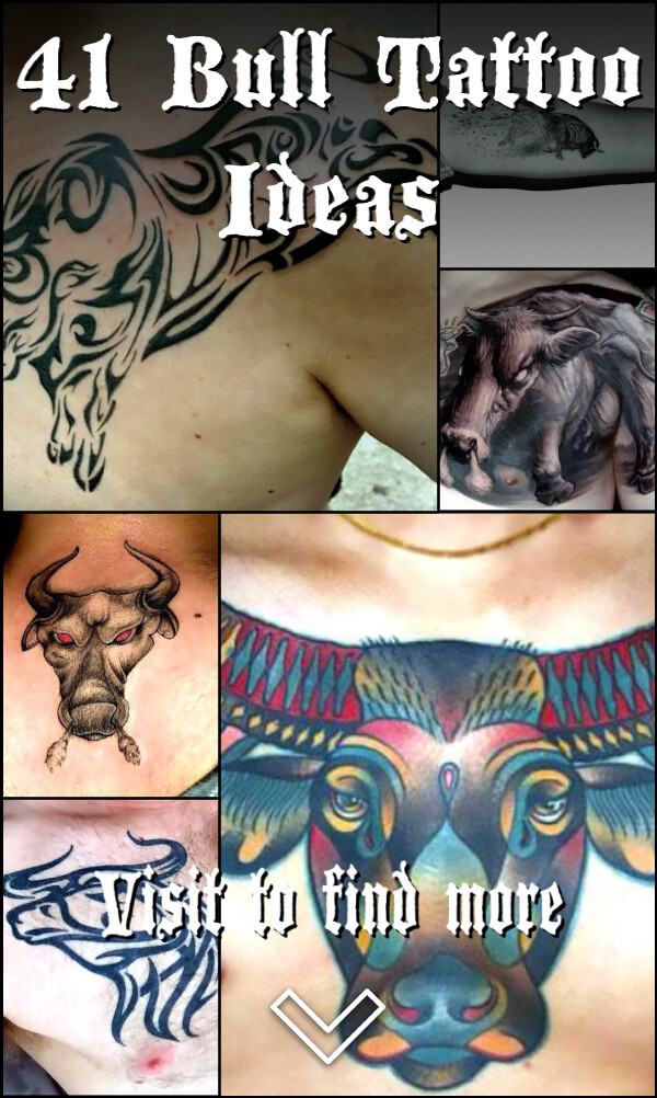 41 Bull Tattoo Ideas