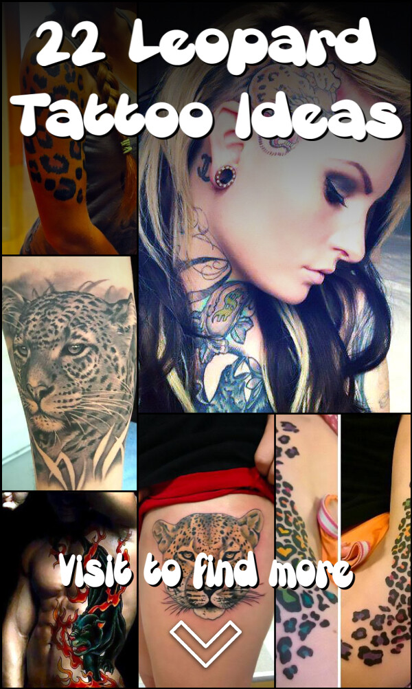 22 Leopard Tattoo Ideas