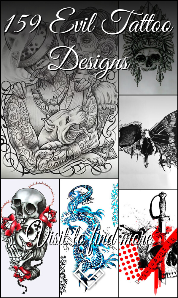 159 Evil Tattoo Designs