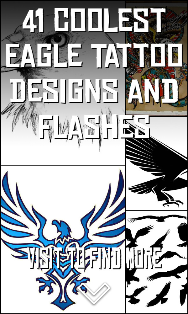 41 Coolest Eagle Tattoo Designs and Flashes