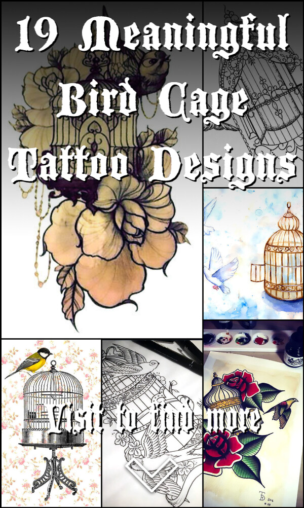 19 Meaningful Bird Cage Tattoo Designs