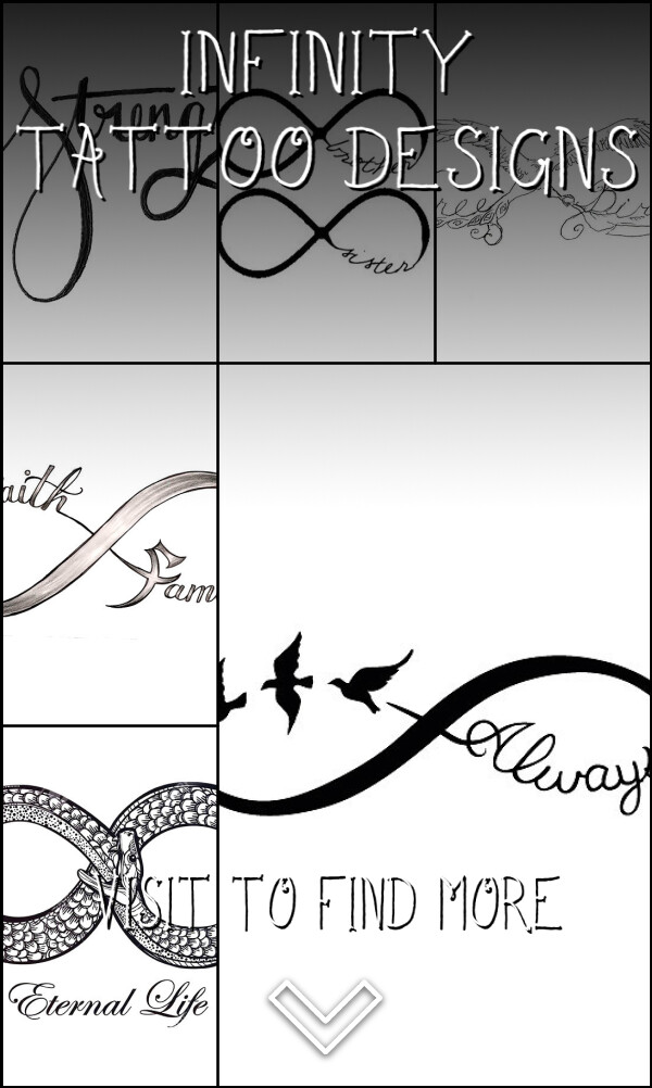 11 Infinity Tattoo Designs