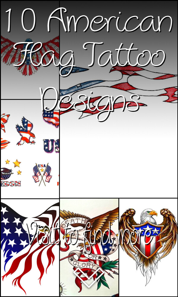 10 American Flag Tattoo Designs