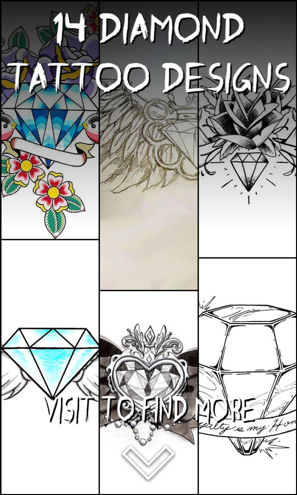 14 Diamond Tattoo Designs