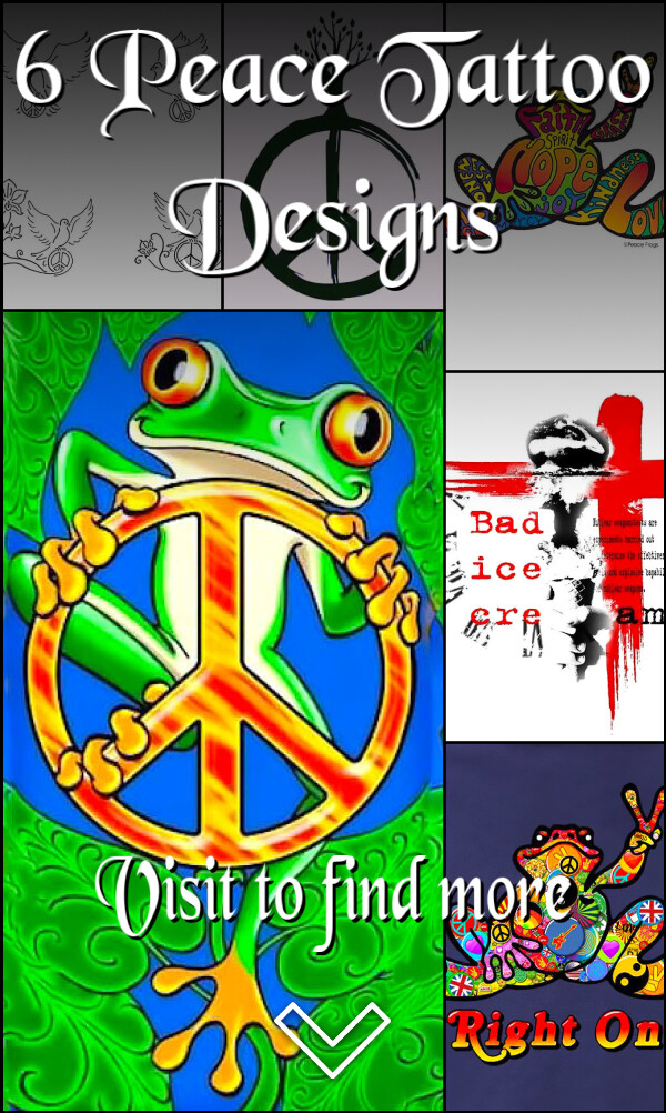 6 Peace Tattoo Designs