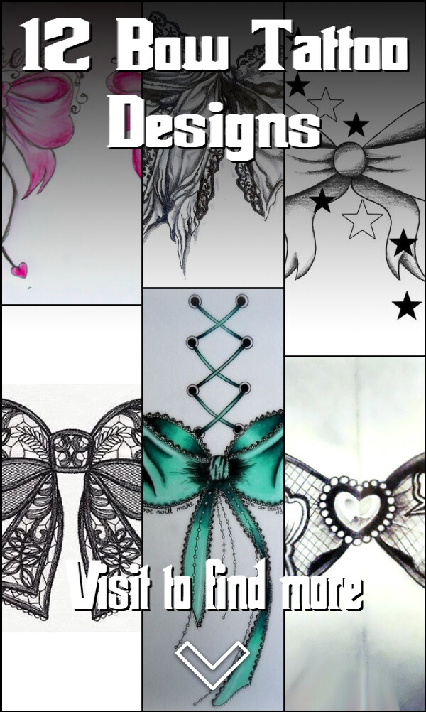 12 Bow Tattoo Designs