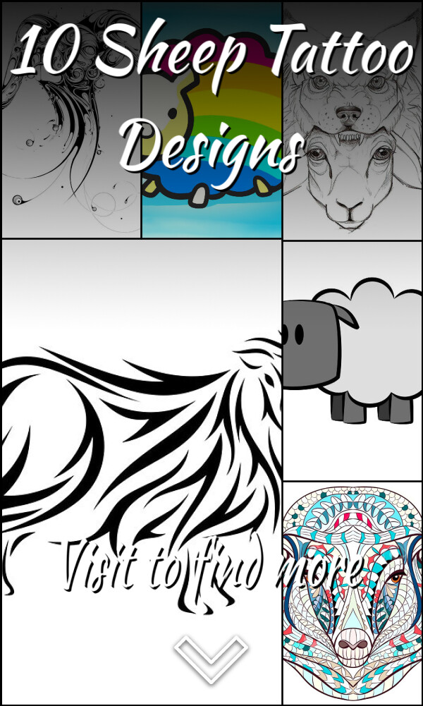 10 Sheep Tattoo Designs