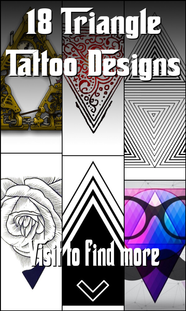 18 Triangle Tattoo Designs