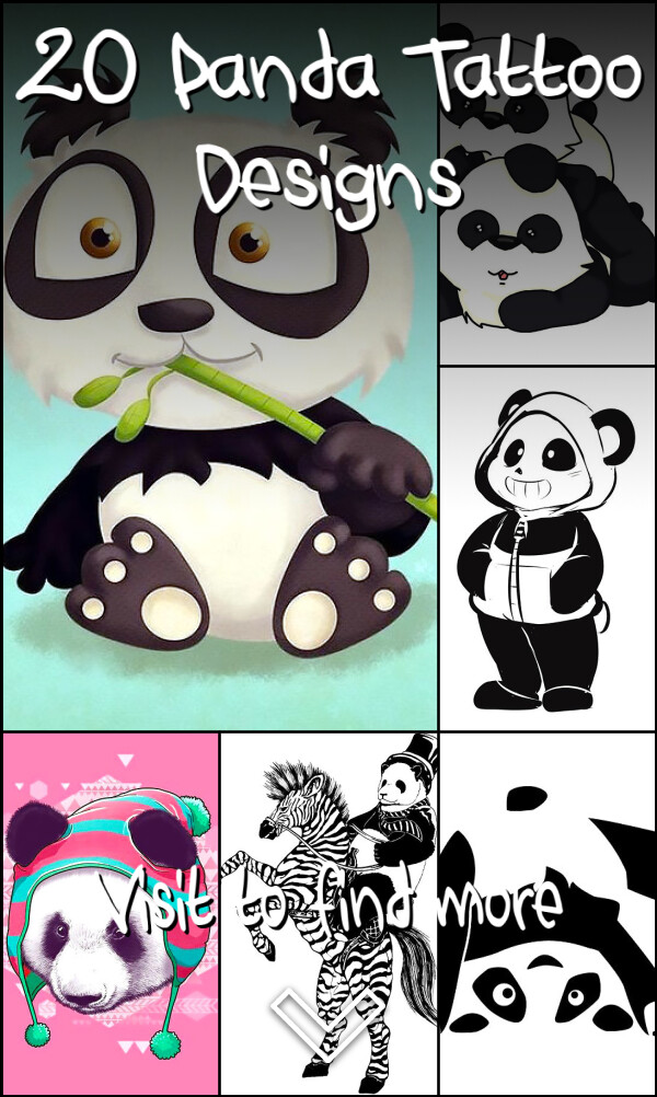 20 Panda Tattoo Designs