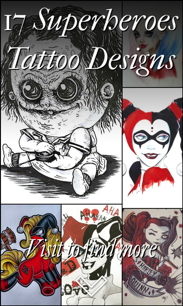 17 Superheroes Tattoo Designs