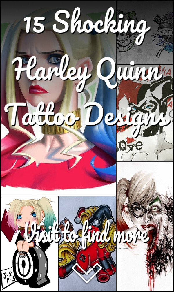 15 Shocking Harley Quinn Tattoo Designs