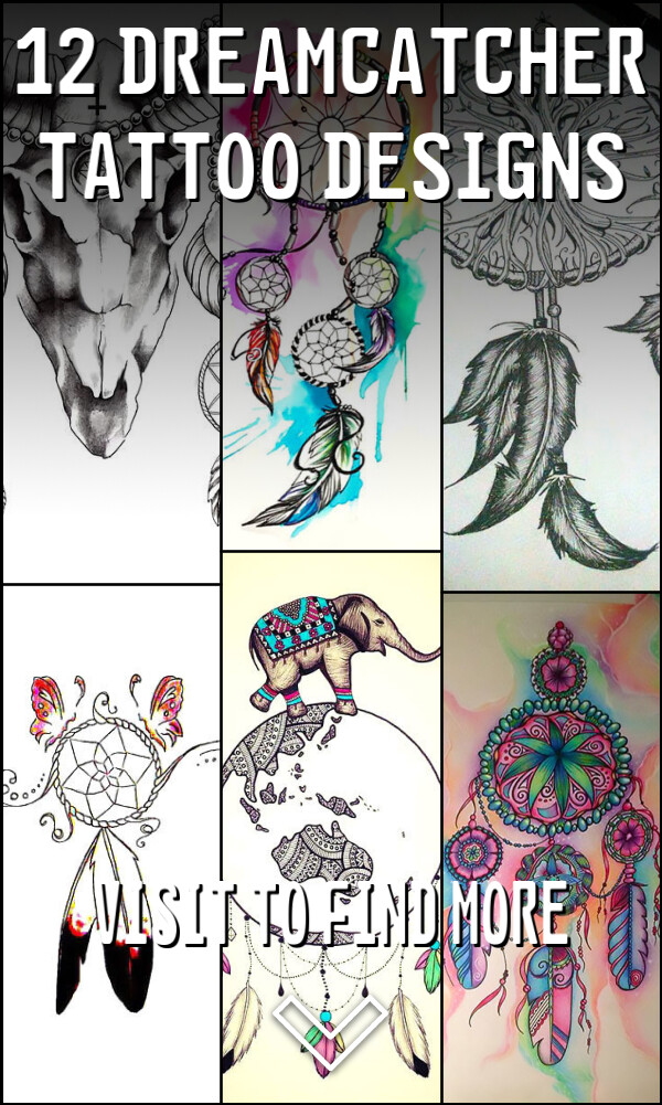 12 Dreamcatcher Tattoo Designs