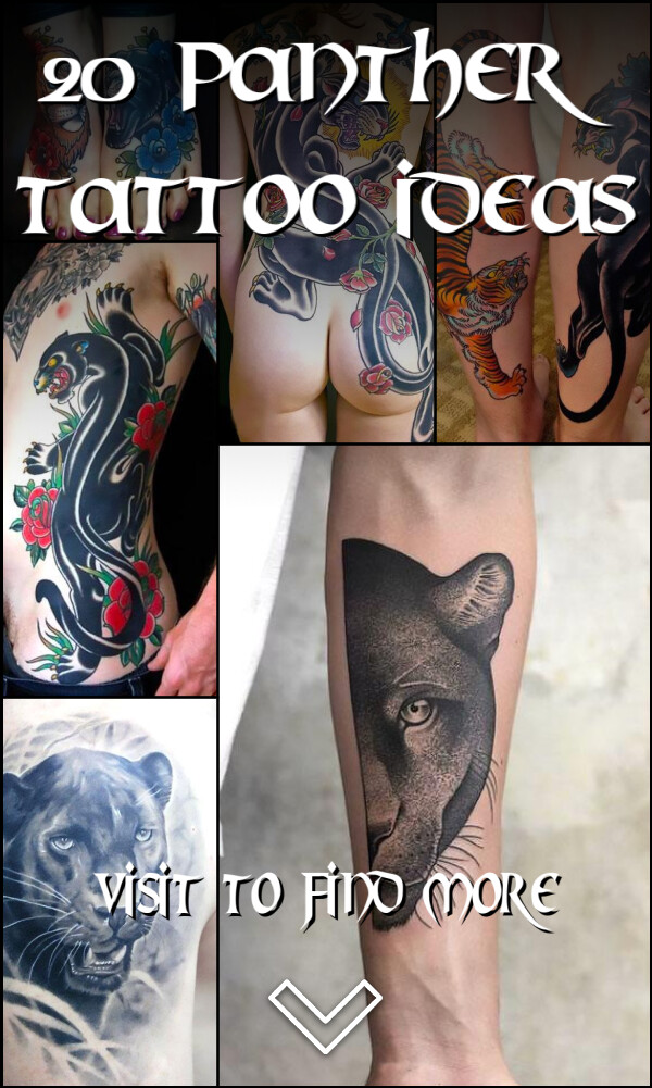 20 Panther Tattoo Ideas