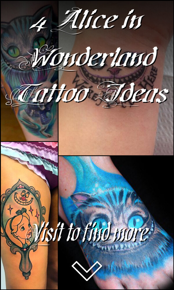 4 Alice in Wonderland Tattoo Ideas