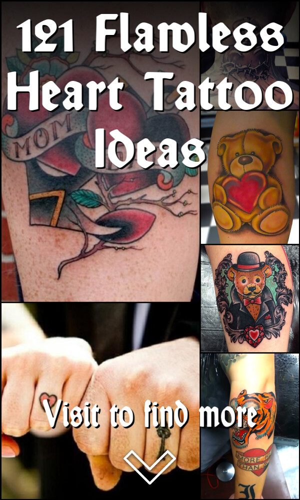 121 Flawless Heart Tattoo Ideas