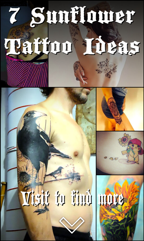 7 Sunflower Tattoo Ideas