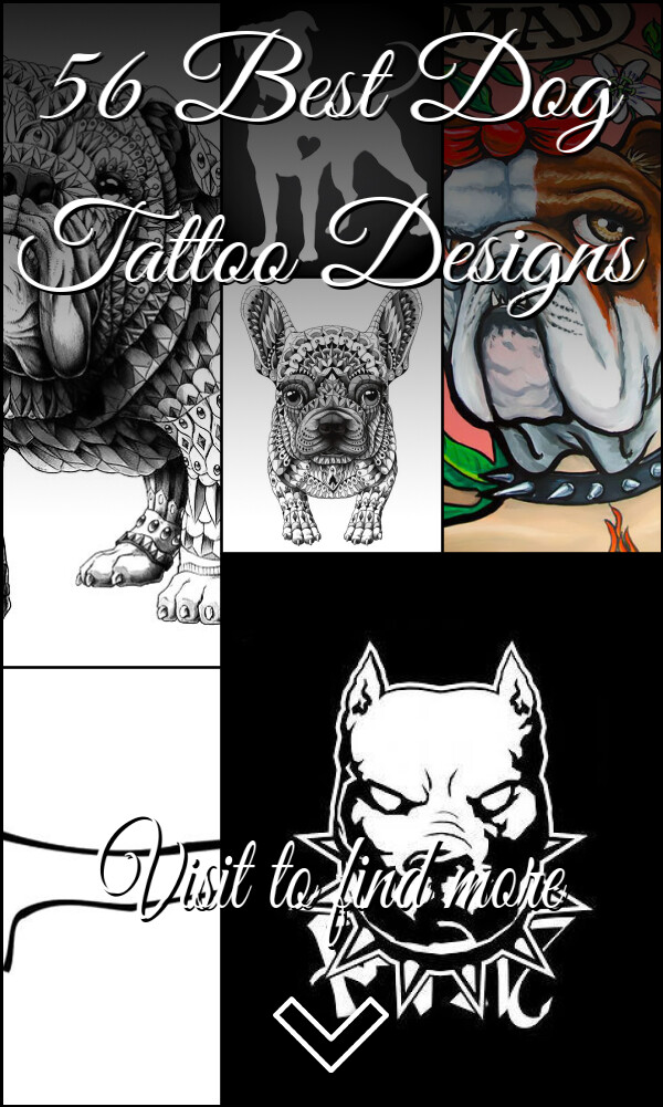 56 Best Dog Tattoo Designs