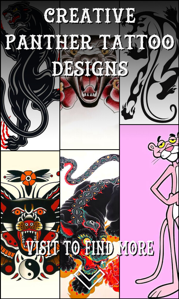 19 Creative Panther Tattoo Designs