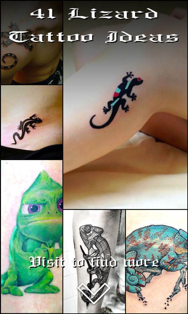 41 Lizard Tattoo Ideas