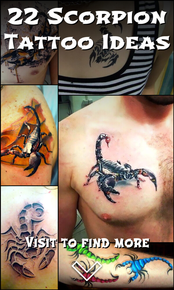 22 Scorpion Tattoo Ideas