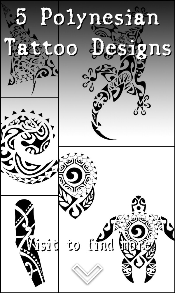 5 Polynesian Tattoo Designs