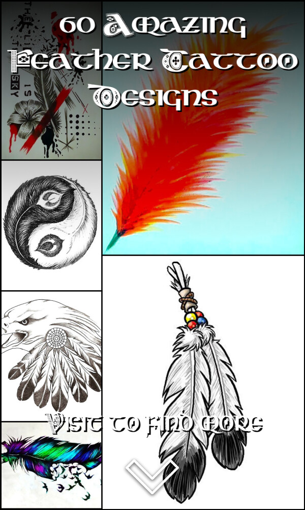 60 Amazing Feather Tattoo Designs